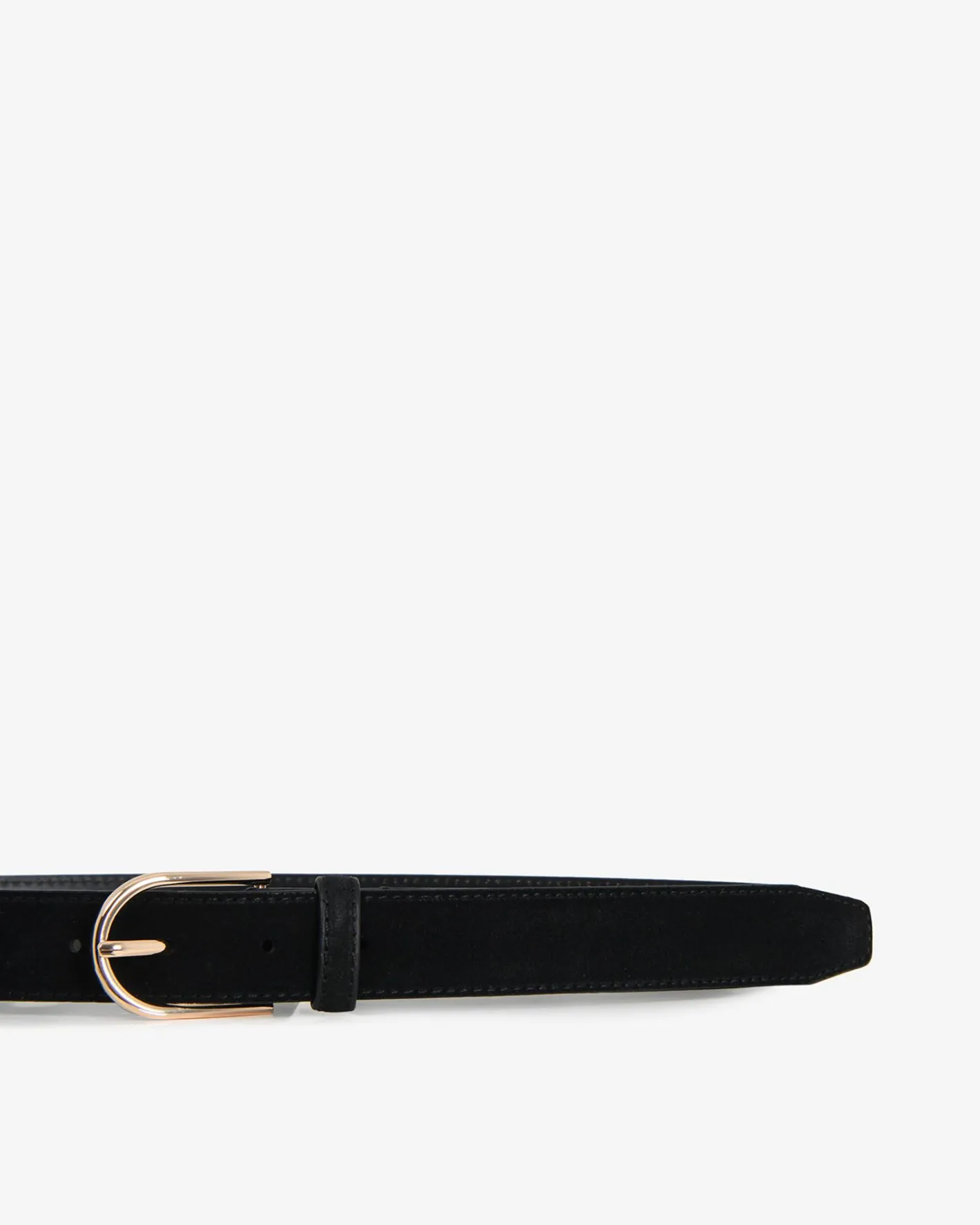 Forcast Kristen Suede Leather Belt Black Hot