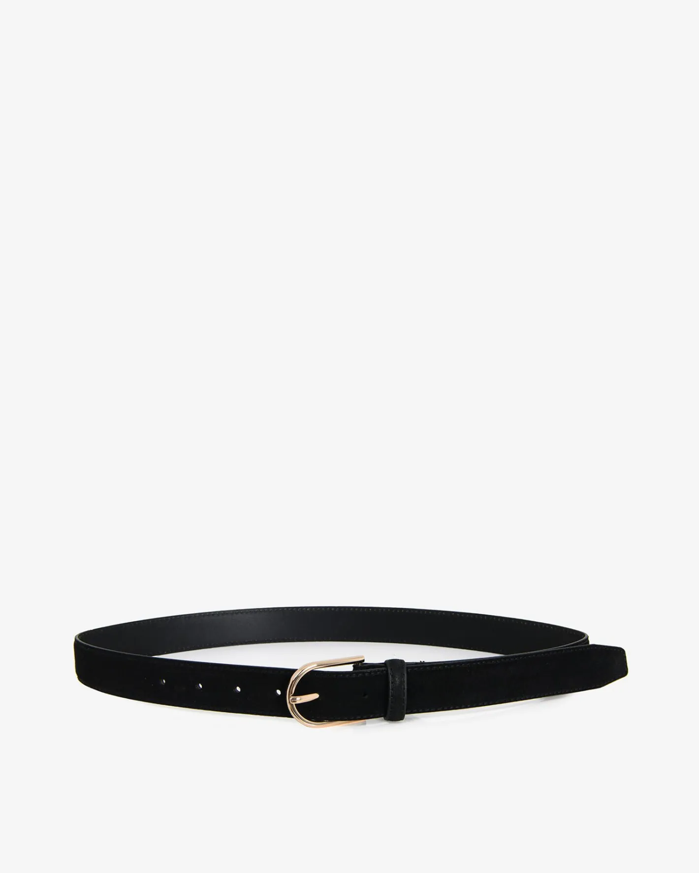 Forcast Kristen Suede Leather Belt Black Hot