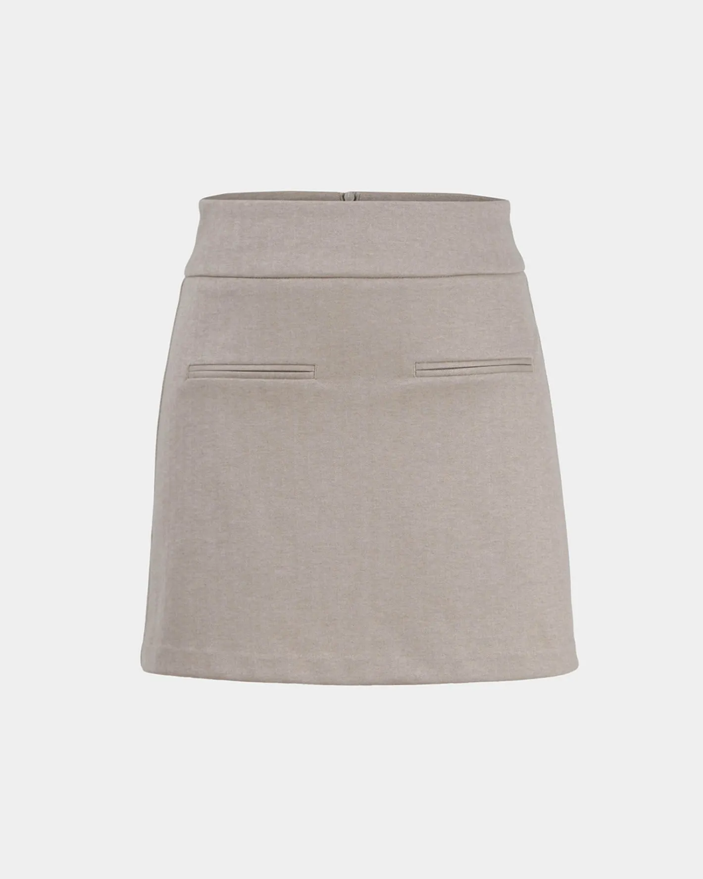 Forcast Lara A-line Mini Skirt Stone New