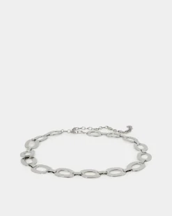 Forcast Lareina Chain Belt Silver New