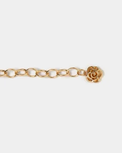 Forcast Lareina Chain Belt Gold Online