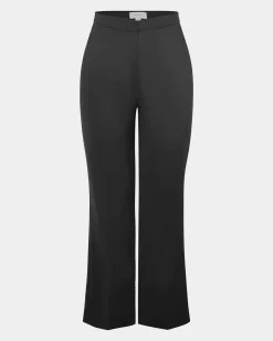 Forcast Lauren Straight Pants Black Best