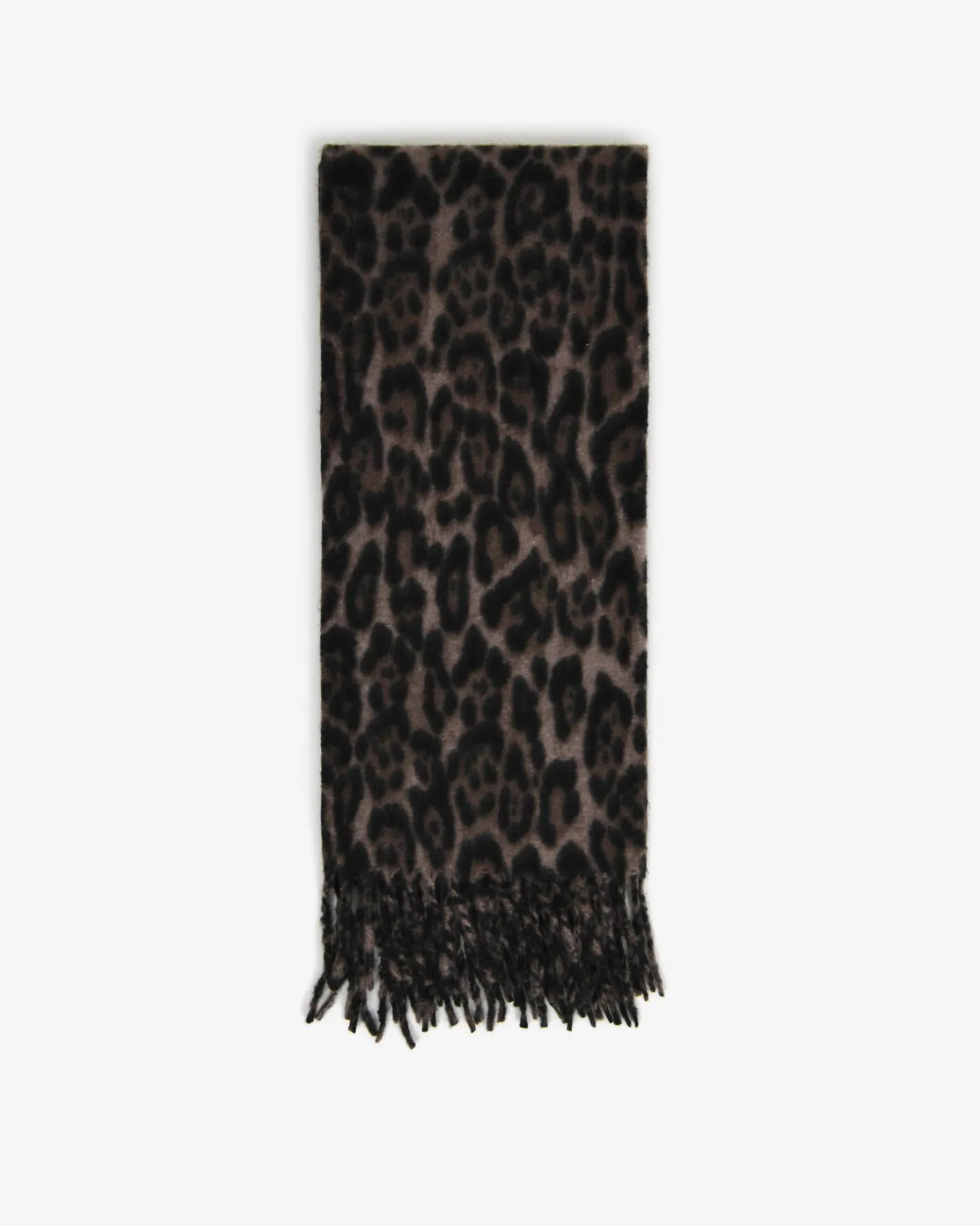 Forcast Leo Leopard Print Scarf Leopard Print Taupe Best