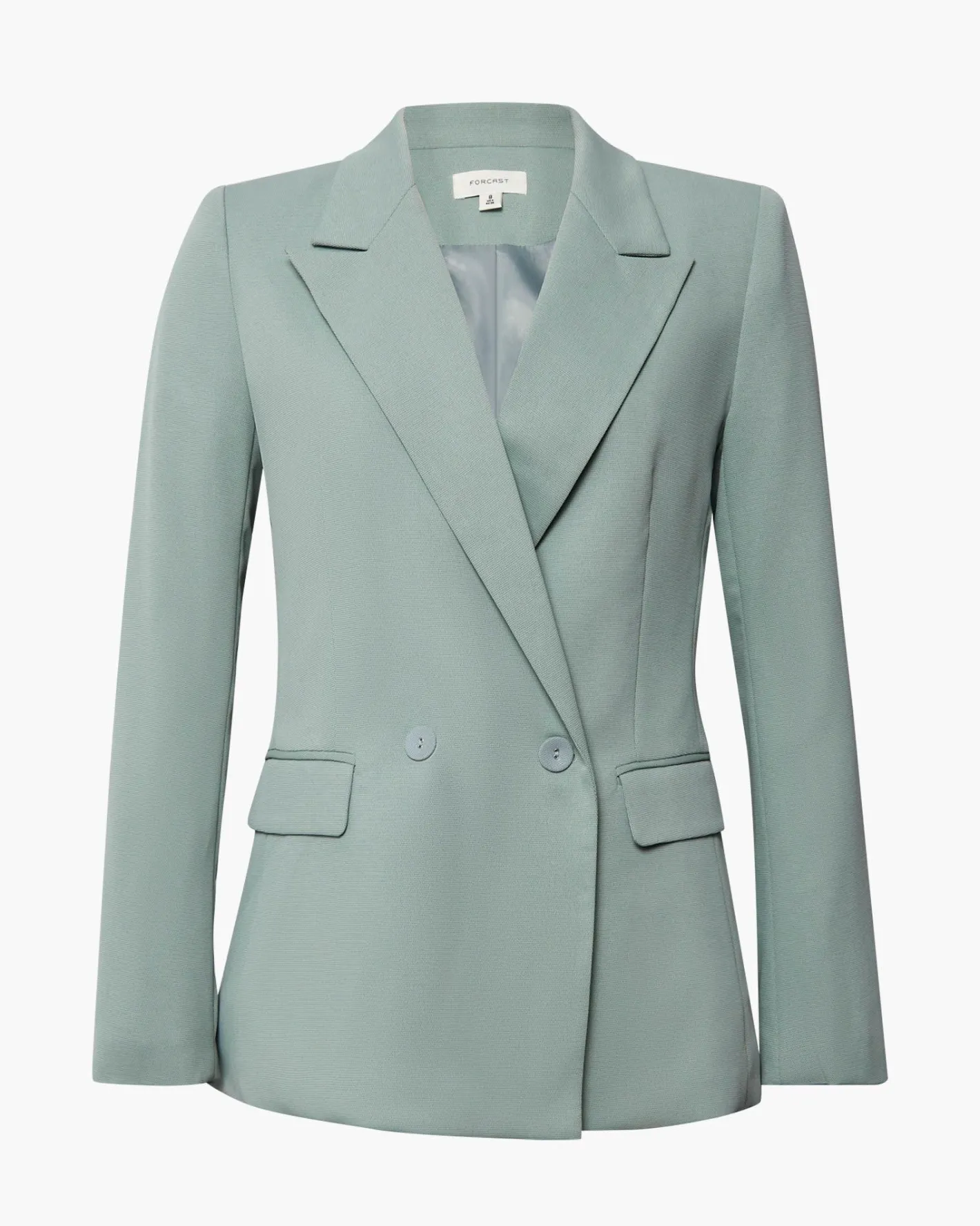 Forcast Lexee Double Breasted Blazer Sage Best