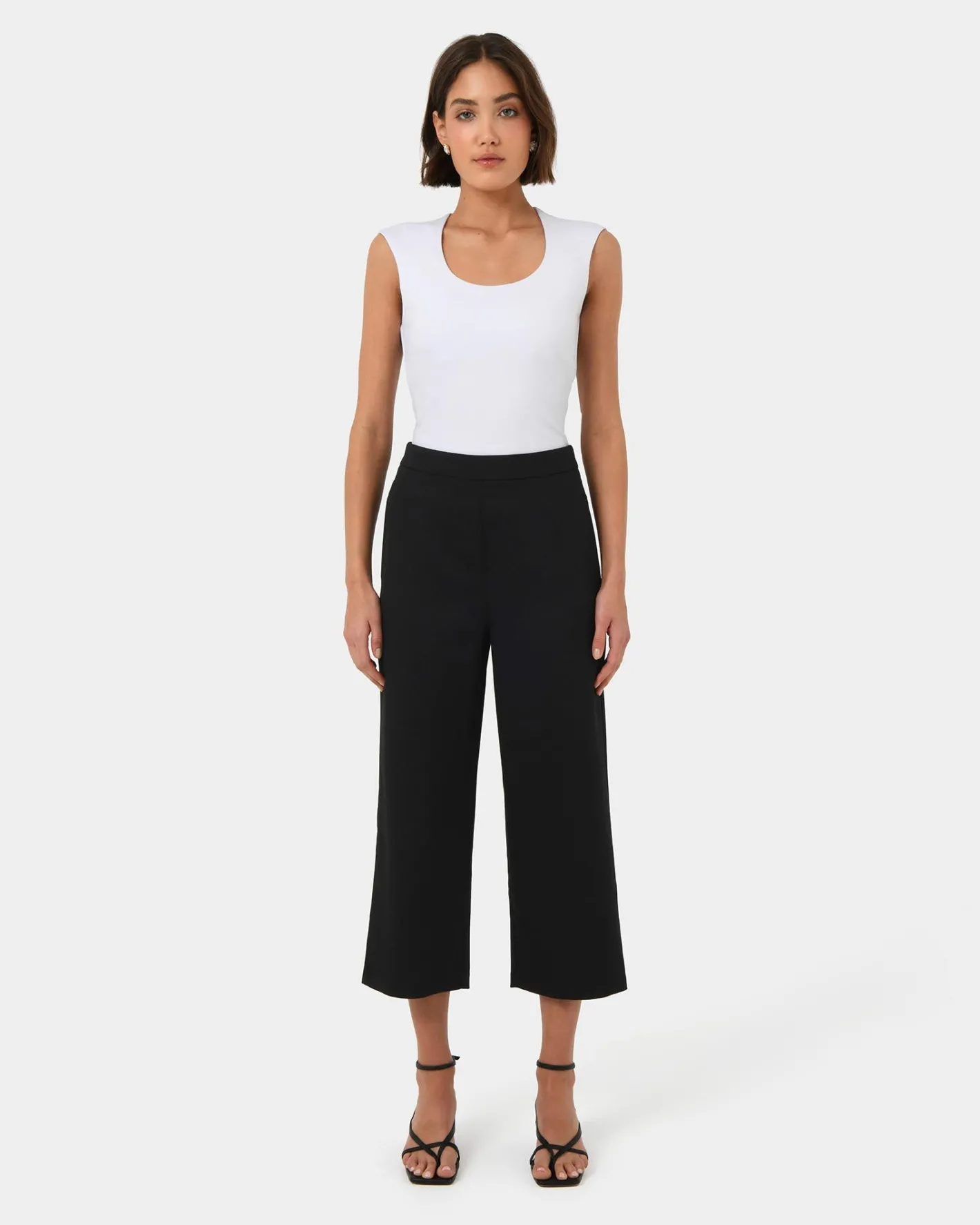 Forcast Lexee High-waist Culotte Black Clearance