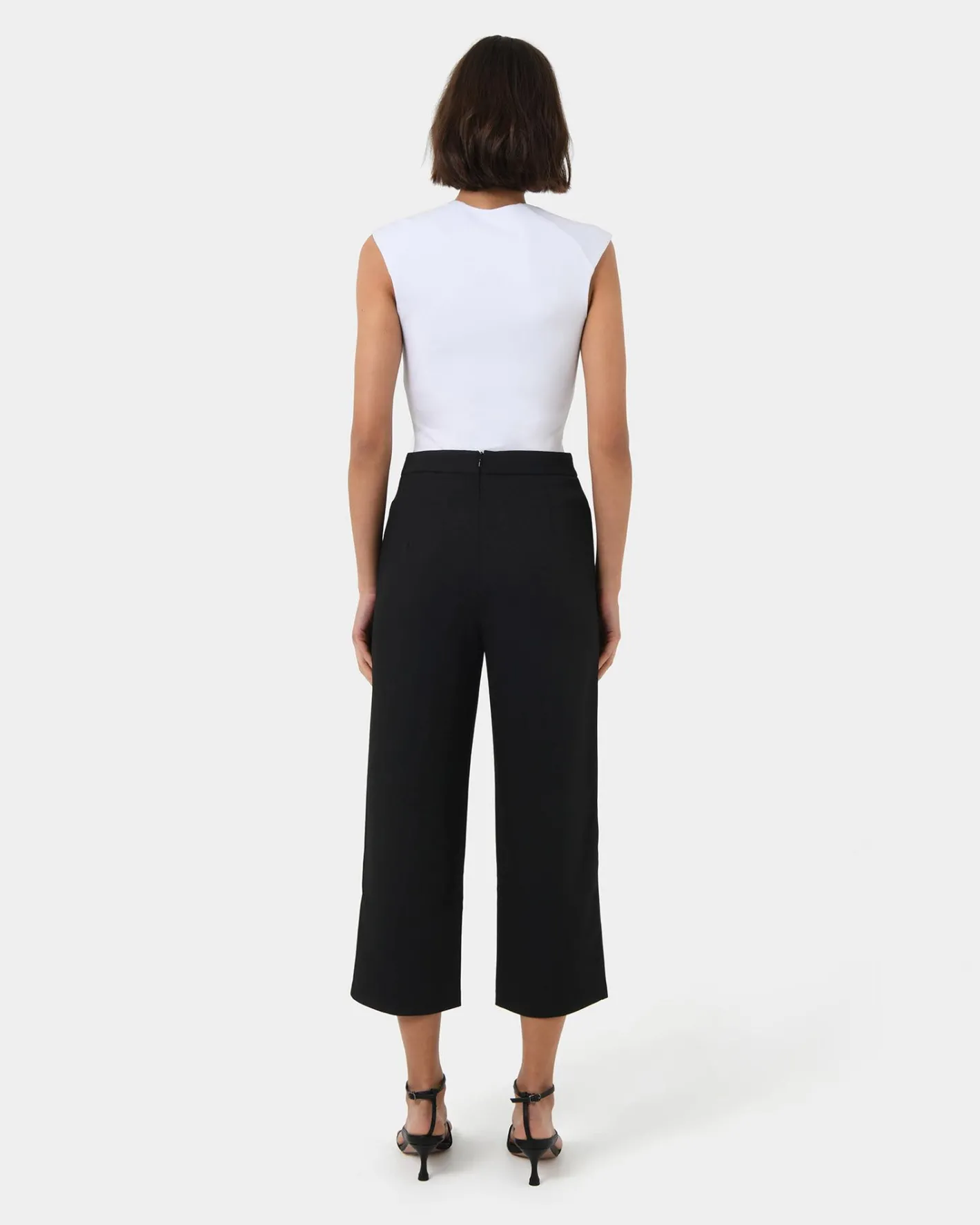 Forcast Lexee High-waist Culotte Black Clearance