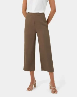 Forcast Lexee High-waist Culotte Tobacco Discount