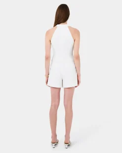 Forcast Lexee Tailored Vest Ivory Hot