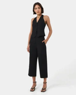 Forcast Lexee Tailored Vest Black