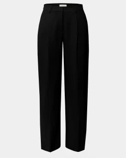 Forcast Lexee Tailored Wide Leg Pants Black Sale