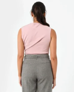 Forcast Lulu Ruched Top Pink Sale
