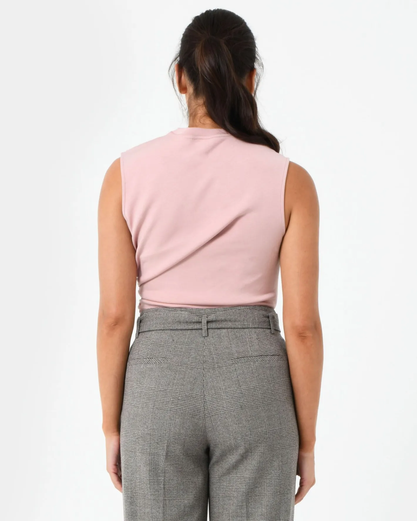Forcast Lulu Ruched Top Pink Sale