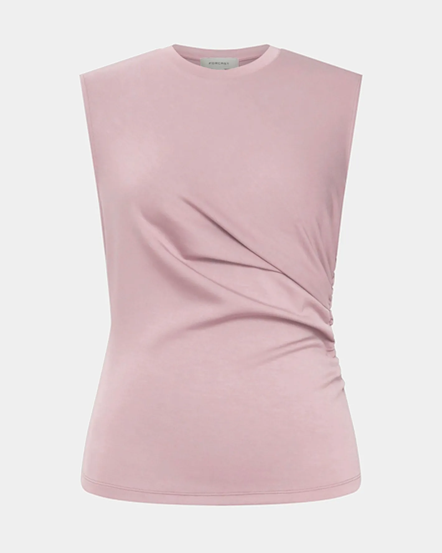 Forcast Lulu Ruched Top Pink Sale