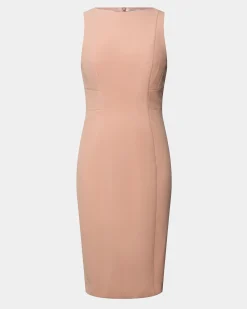 Forcast Luna Sleeveless Dress Pastel Peach Hot
