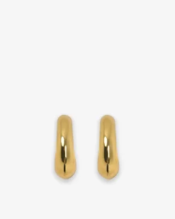 Forcast Lupita Plated Earrings Gold New