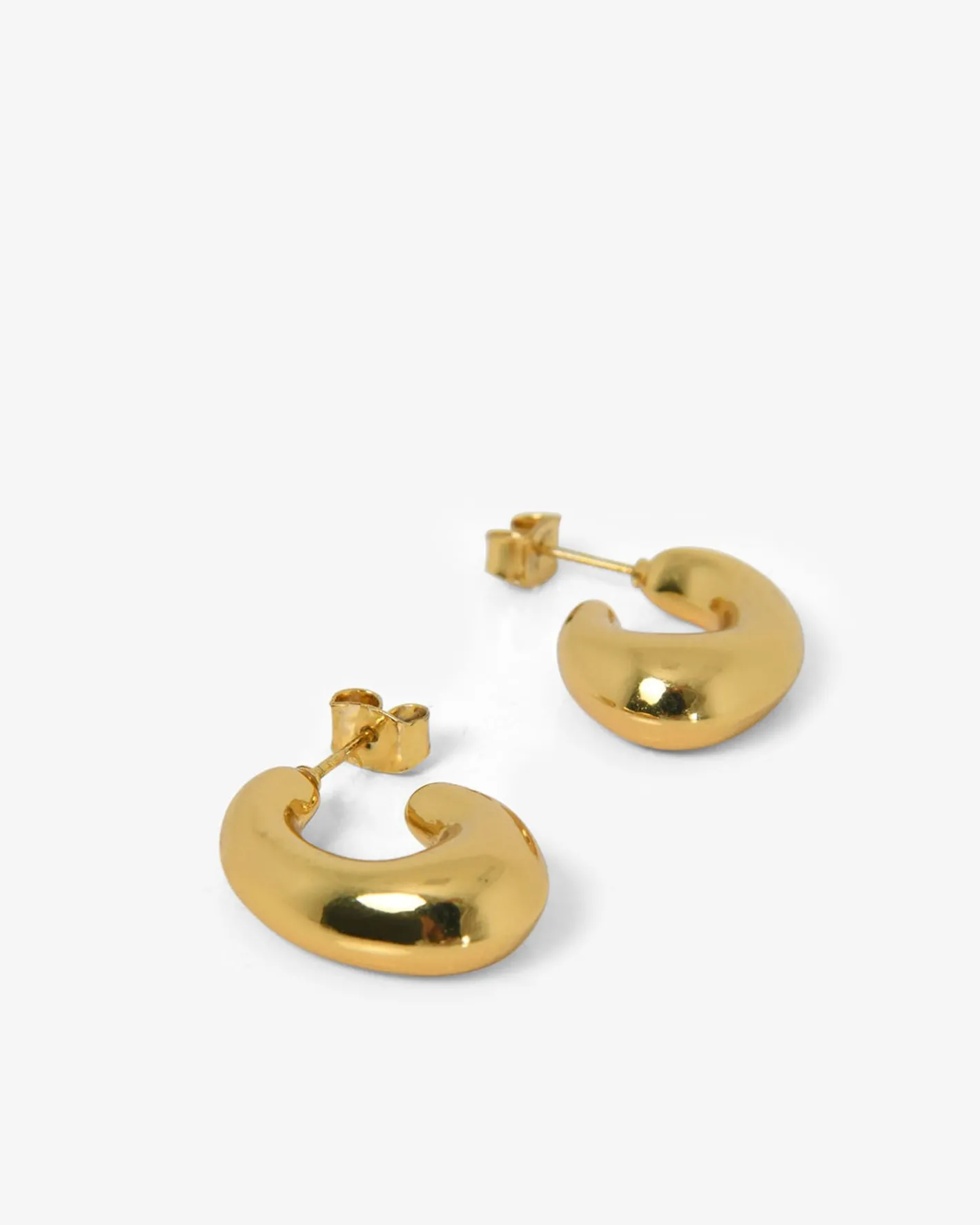 Forcast Lupita Plated Earrings Gold New