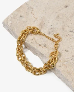 Forcast Lyra Bold Chain Bracelet Gold Discount