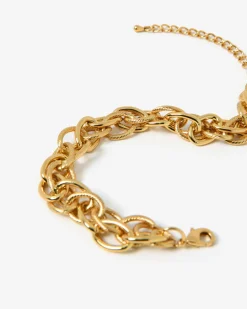 Forcast Lyra Bold Chain Bracelet Gold Discount