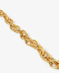 Forcast Lyra Bold Necklace Gold Hot