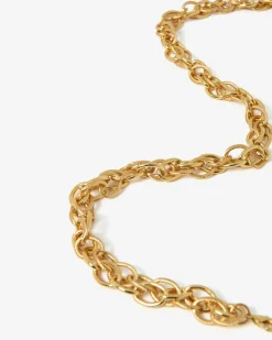 Forcast Lyra Bold Necklace Gold Hot