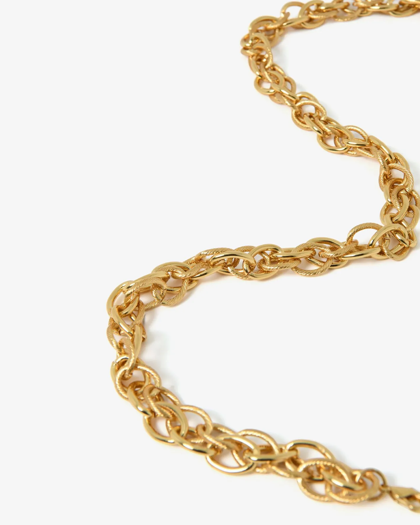 Forcast Lyra Bold Necklace Gold Hot