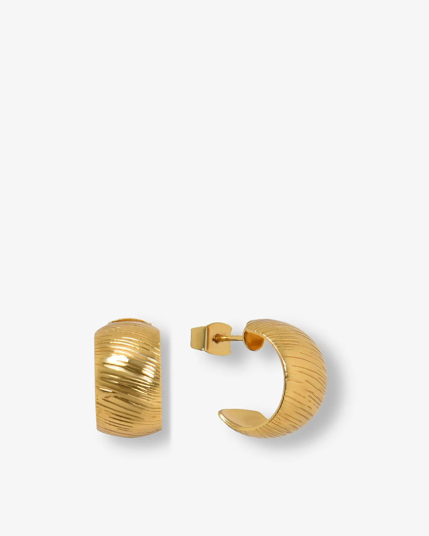 Forcast Lyra Small Hoop Earrings Gold Sale