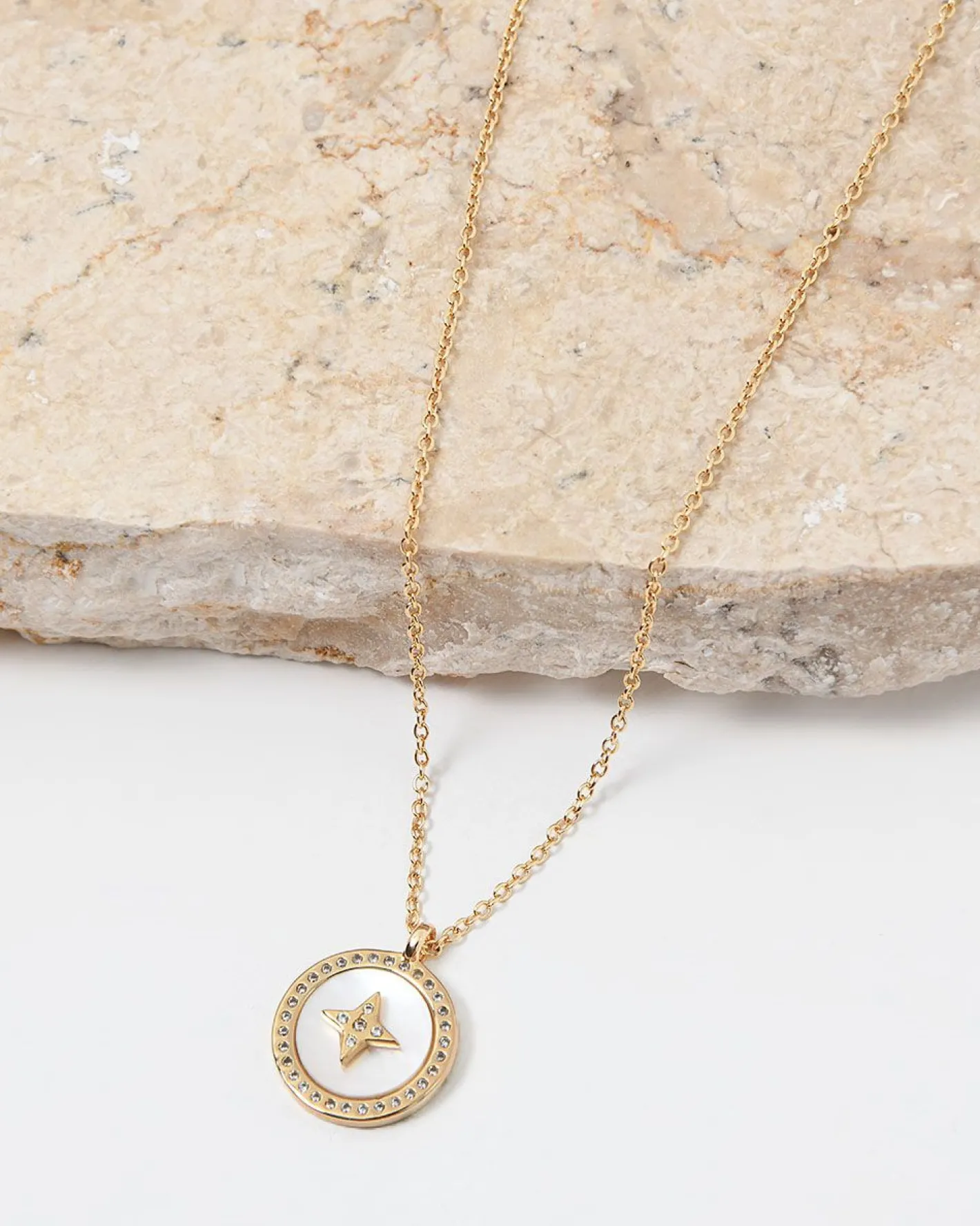 Forcast Macie 16k Plated Necklace Gold Hot