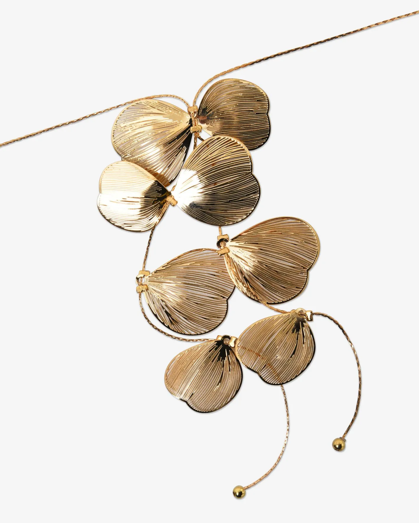 Forcast Magnolia Petal Necklace Gold Sale