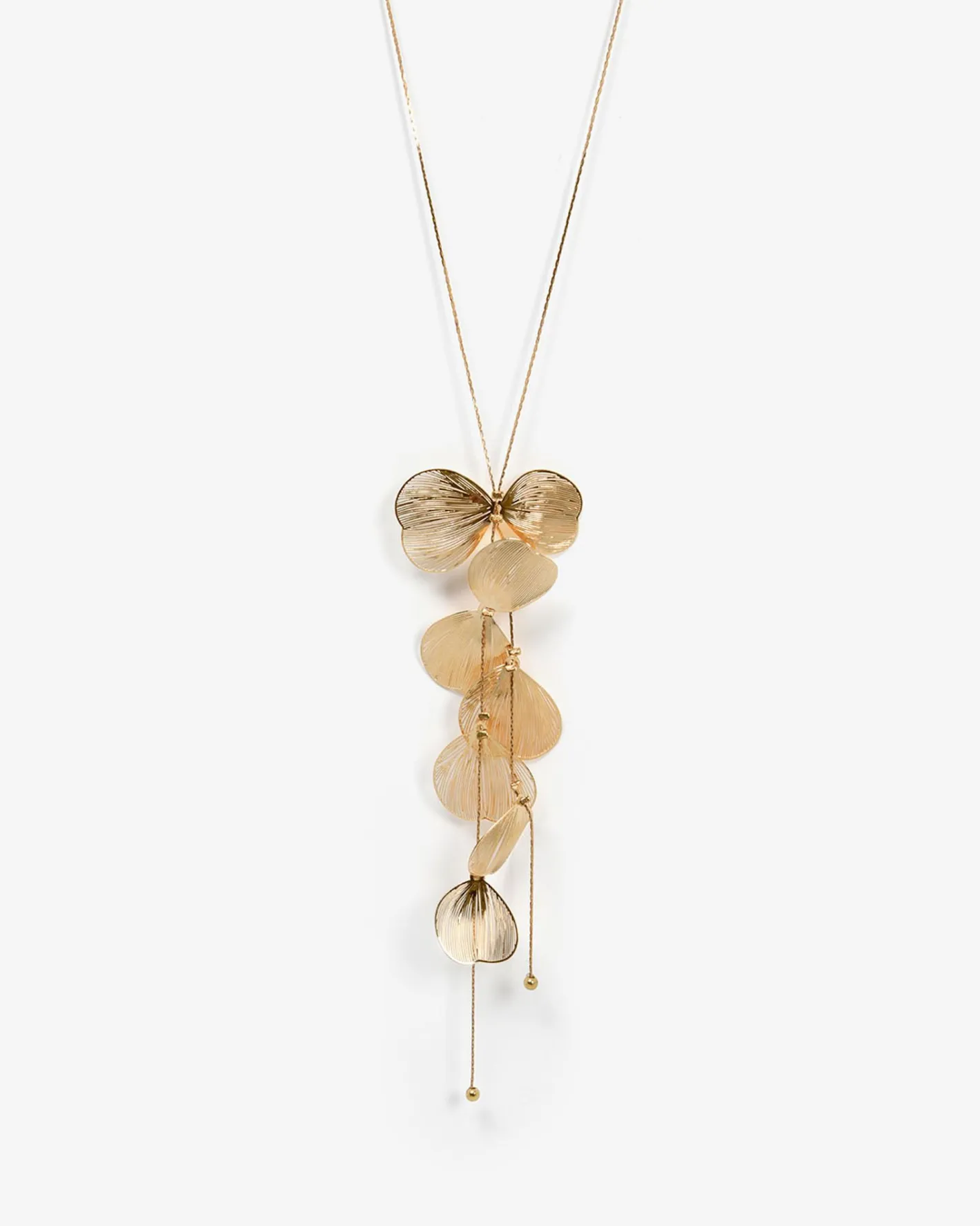 Forcast Magnolia Petal Necklace Gold Sale