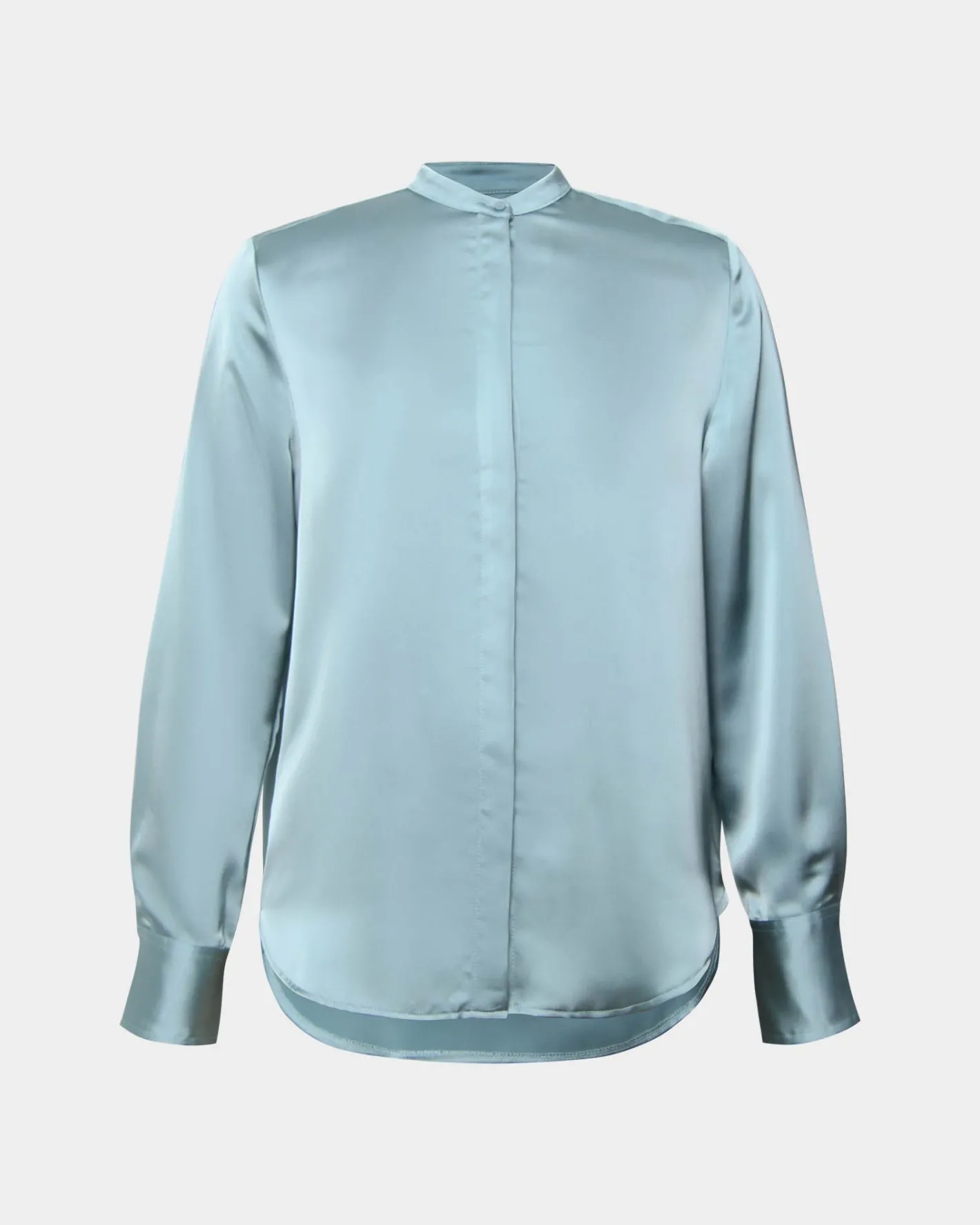 Forcast Maira Stand Collar Blouse Slate Online