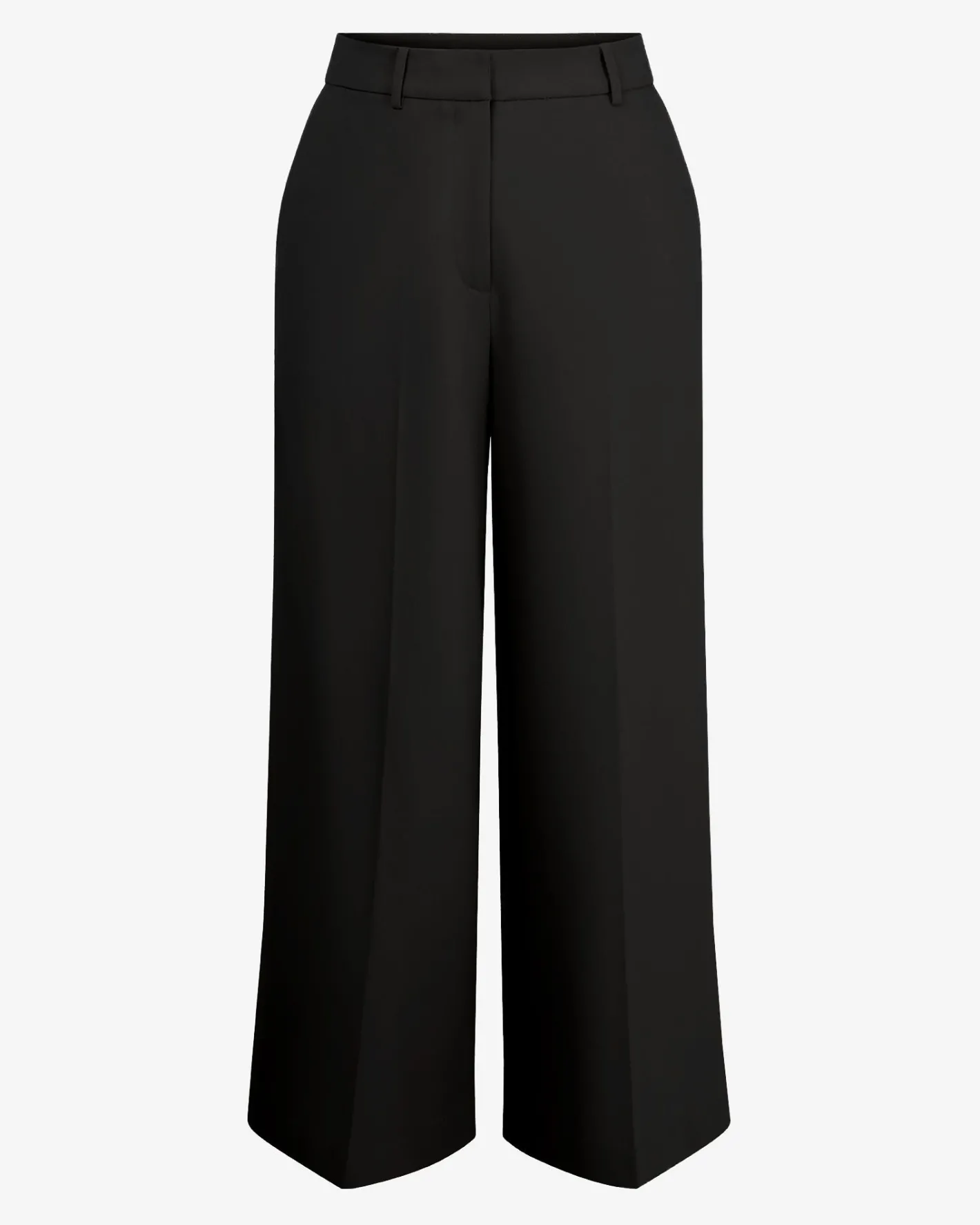 Forcast Mallory Herringbone Culottes Black Clearance