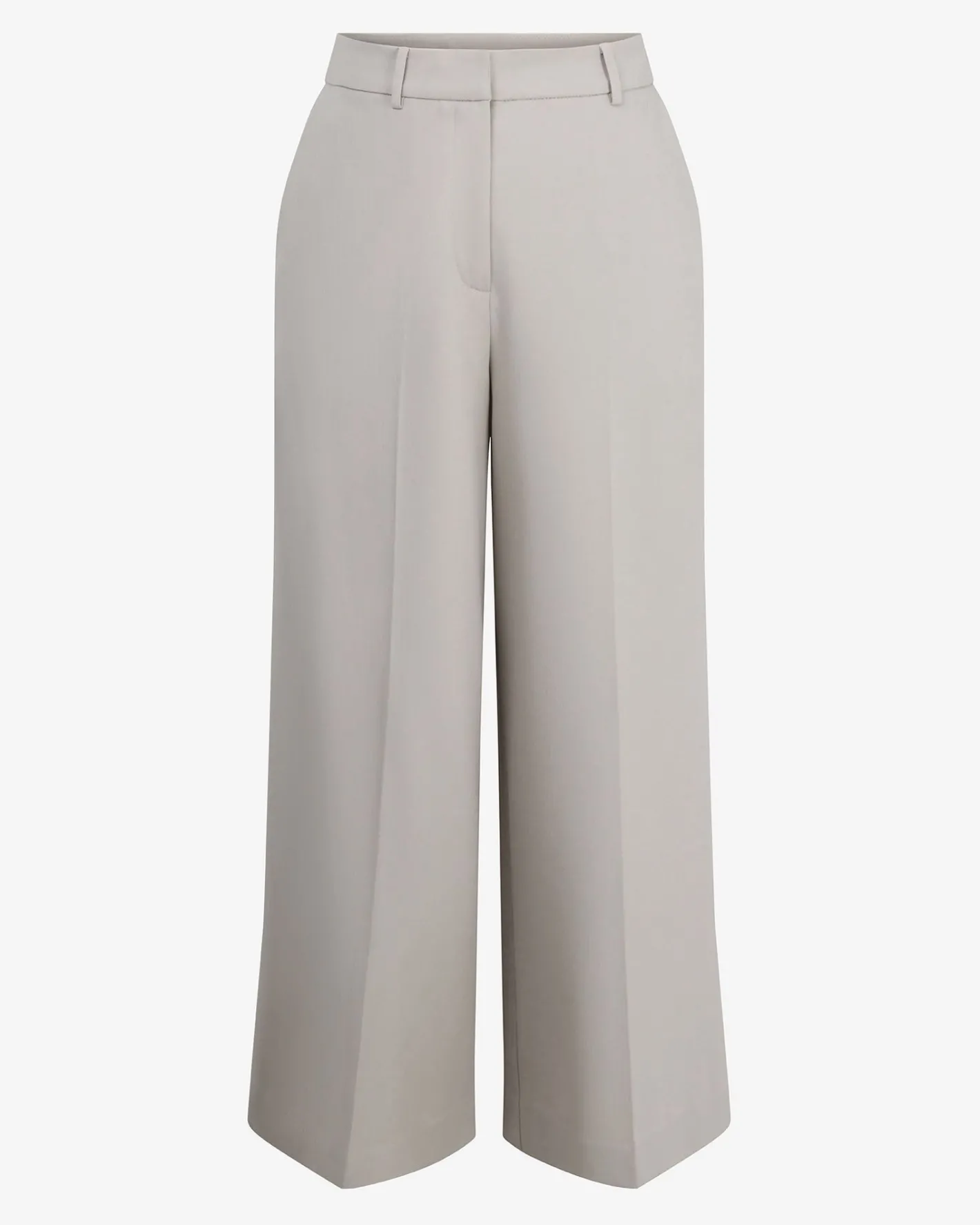 Forcast Mallory Herringbone Culottes Dove Grey