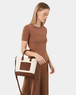 Forcast Mariana 2 Way Bag Tan New