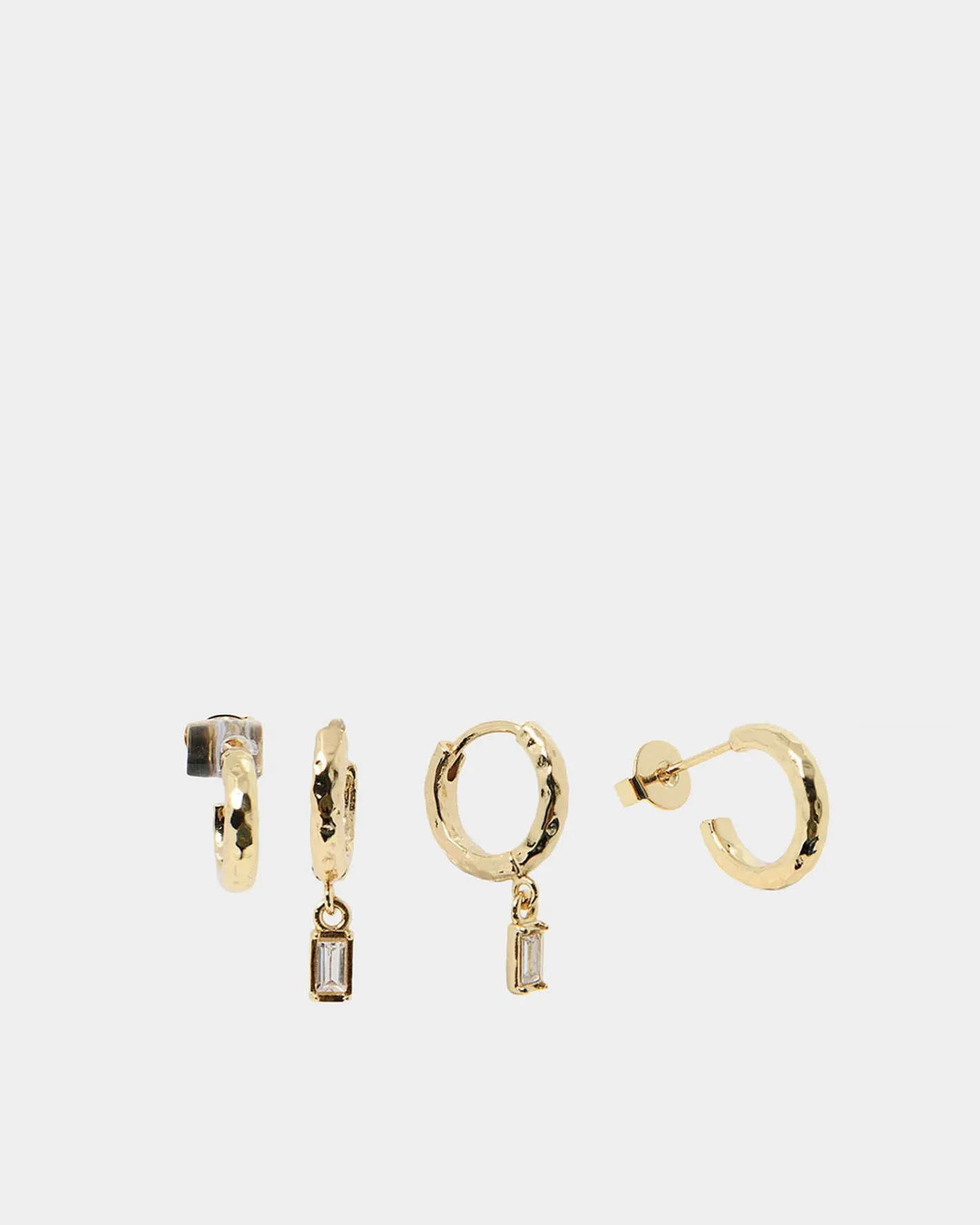 Forcast Marie 16k Plated Earrings Gold Clearance