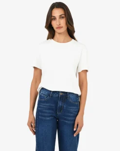 Forcast May Relaxed Cotton T-shirt White Sale