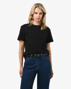 Forcast May Relaxed Cotton T-shirt Black Hot