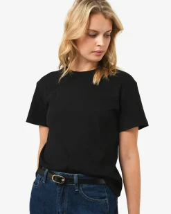 Forcast May Relaxed Cotton T-shirt Black Hot