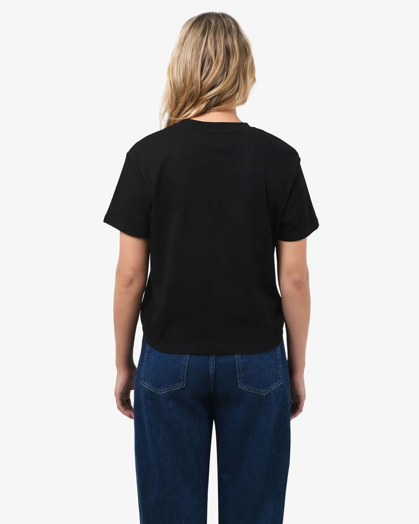 Forcast May Relaxed Cotton T-shirt Black Hot