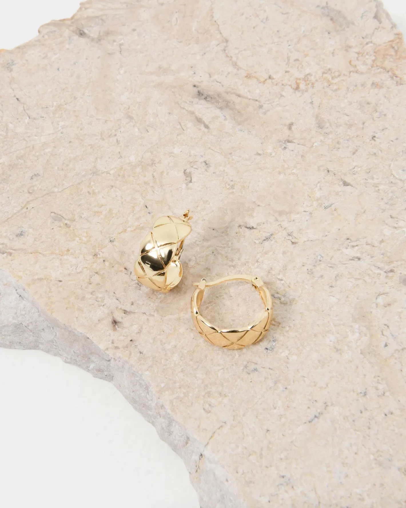 Forcast Mazzy 16k Plated Earrings Gold Hot