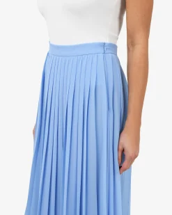 Forcast Melina Pleated Skirt Salt Blue Outlet