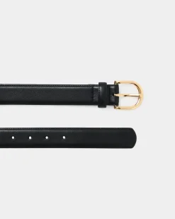 Forcast Melisa Leather Belt Black Sale