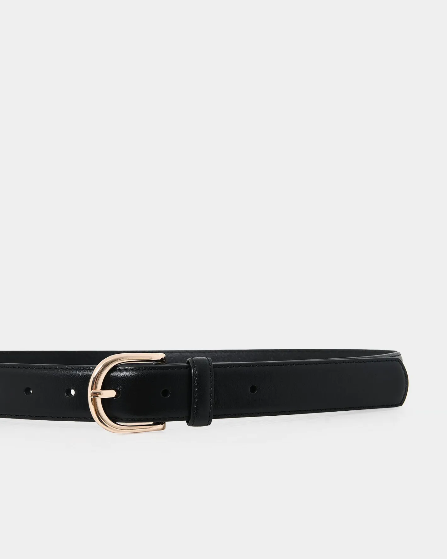 Forcast Melisa Leather Belt Black Sale