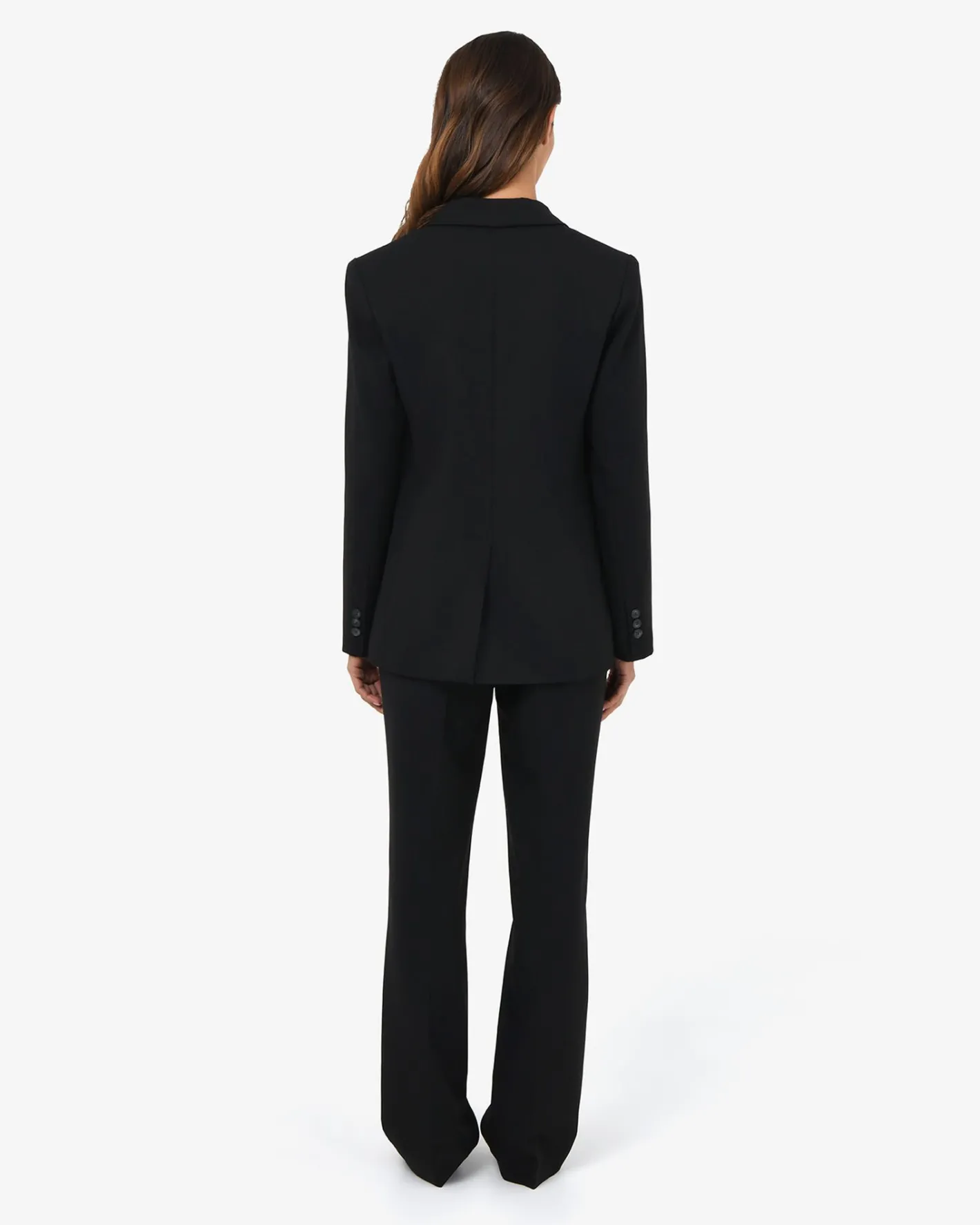 Forcast Merid Double Breasted Blazer Black Hot