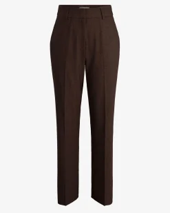 Forcast Merid Tailored Pants Espresso Hot