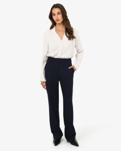 Forcast Merid Tailored Pants Navy Online