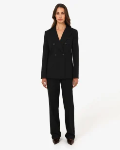 Forcast Merid Tailored Pants Black New