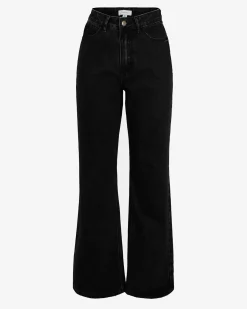 Forcast Merith Bootcut Jeans Washed Black Clearance