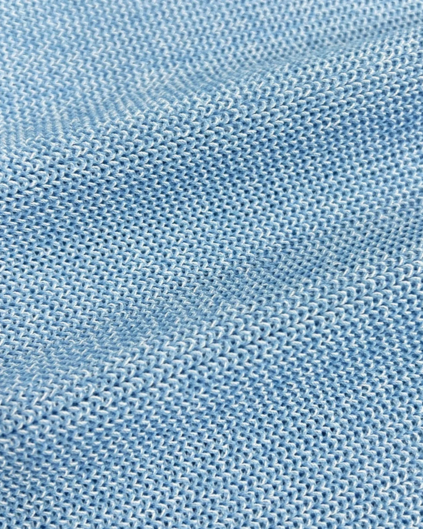 Forcast Milano Melange Knit Top Stone Blue Best