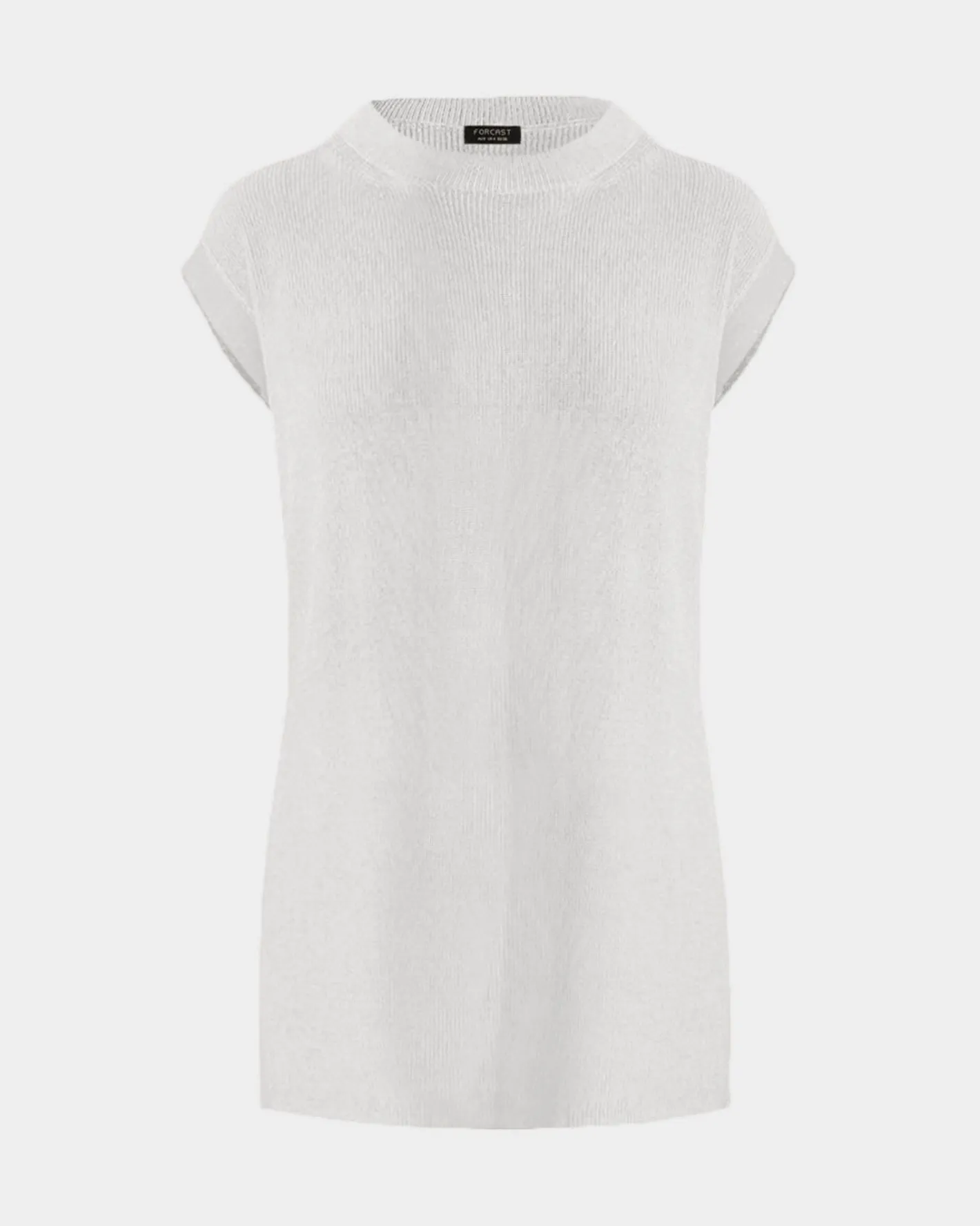 Forcast Milano Melange Knit Top Ivory Online