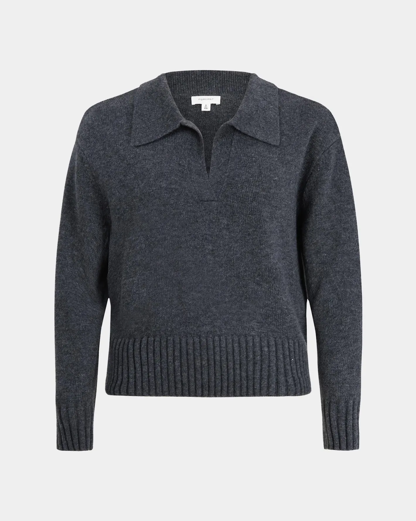 Forcast Mina Wool Blend Knit Marle Grey Best